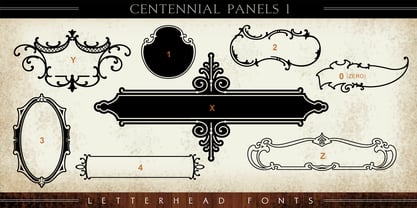 LHF Centennial Panels 1 Font Poster 7