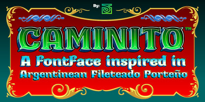 Caminito Font Poster 2