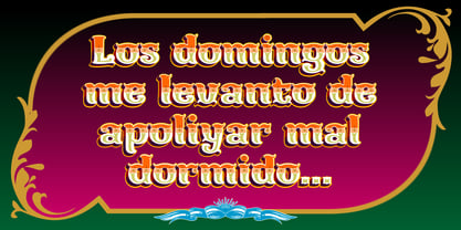 Caminito Font Poster 5