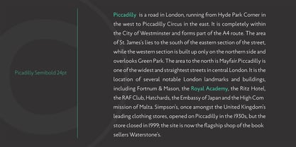 Picadilly Font Poster 4