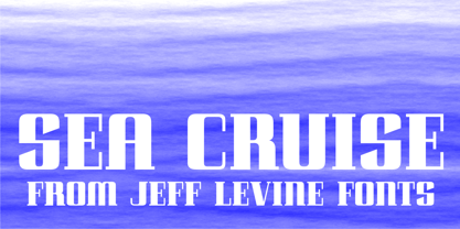 Sea Cruise JNL Font Poster 1