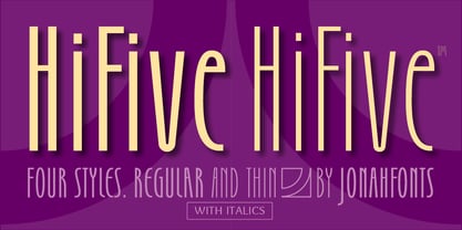HiFive Font Poster 1