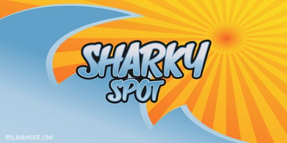 Sharky Spot Font Poster 2