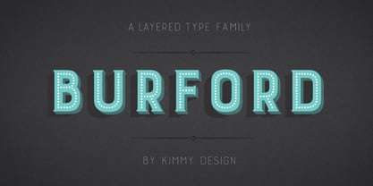 Burford Font Poster 1