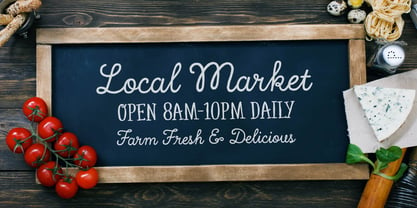 Local Market Font Poster 4