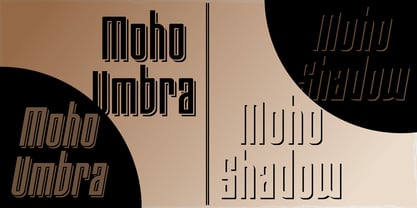 Moho FX Shadow Pro Font Poster 17