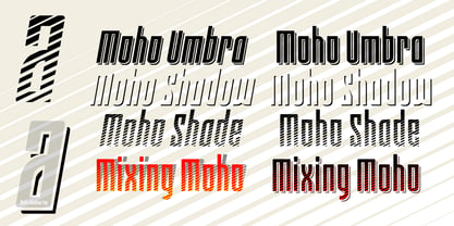 Moho FX Shadow Pro Font Poster 9