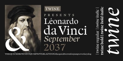 Twine Font Poster 2