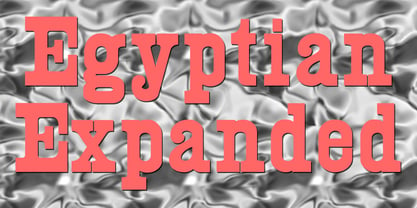 Egyptian Font Poster 3
