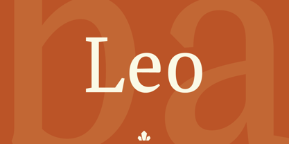 Leo Font Poster 1