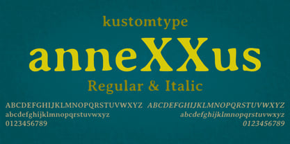 Annexxus Font Poster 2