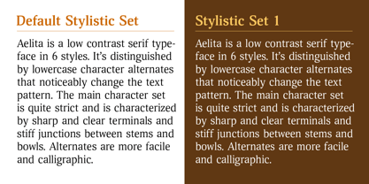 Aelita Font Poster 3