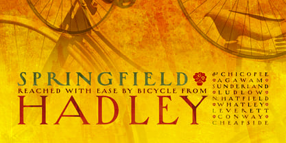 Bradley Font Poster 2