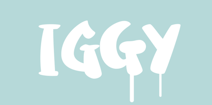 IGGY Font Poster 1