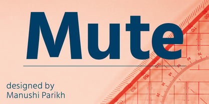 Mute Font Poster 1