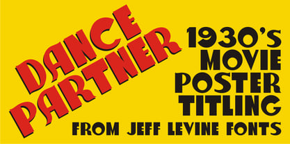 Dance Partner JNL Font Poster 1
