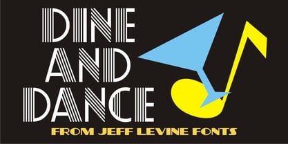 Dine And Dance JNL Font Poster 1