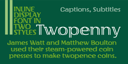 Twopenny Font Poster 1
