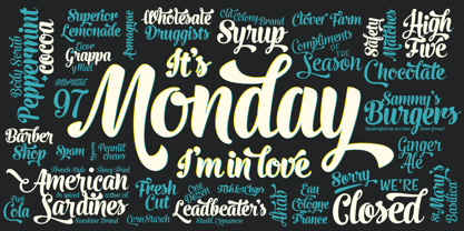 Monday Font Poster 1