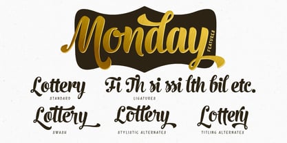 Monday Font Poster 3