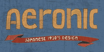 Aeronic Font Poster 1