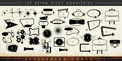 LHF Retro Ricky Doohickies Font Poster 1