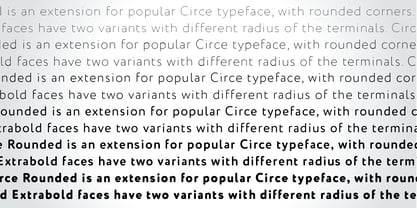 Circe Rounded Font Poster 2