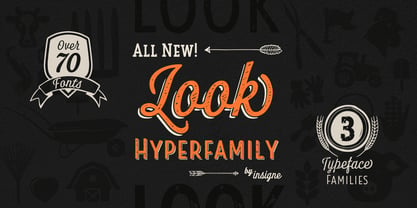 Look Font Poster 1