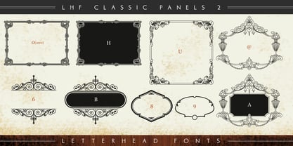 LHF Classic Panels 2 Font Poster 3