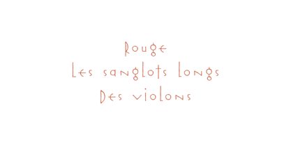 Rouge Font Poster 3