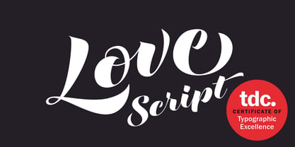 Love Script Font Poster 1
