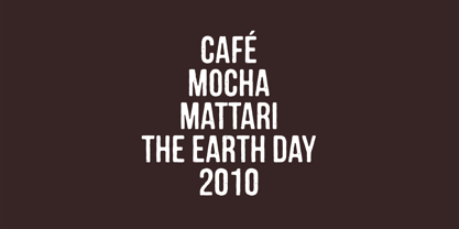 Mocha Mattari Font Poster 7