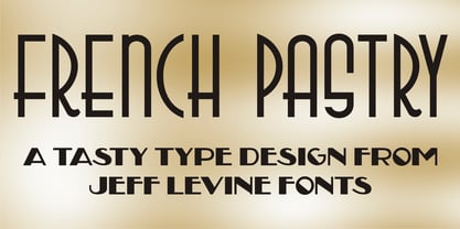 French Pastry JNL Font Poster 1