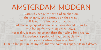 Amsterdam Modern Font Poster 1