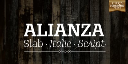 Alianza Font Poster 1