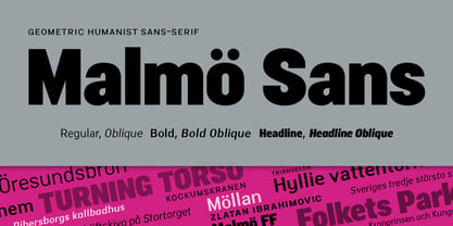 Malmo Sans Pro Font Poster 1