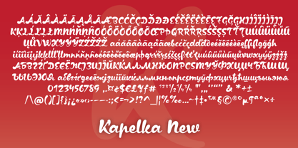 Kapelka New Font Poster 5