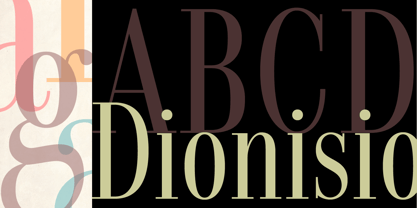 Dionisio Font Poster 4