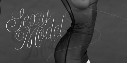 Model Font Poster 4