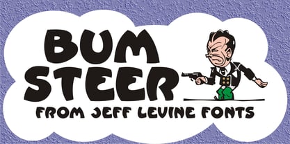 Bum Steer JNL Font Poster 1