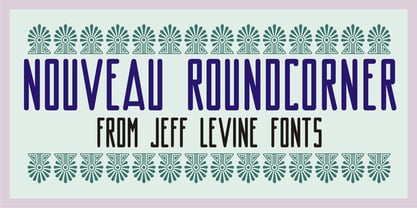 Nouveau Roundcorner JNL Font Poster 1
