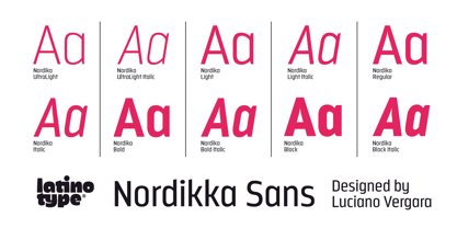 Nordikka Font Poster 7