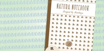 Natura Font Poster 18