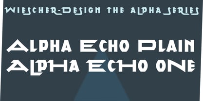 Alpha Echo Font Poster 2