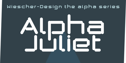 Alpha Juliet Font Poster 1