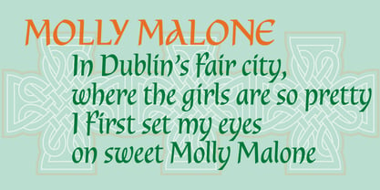 Dublin Font Poster 1