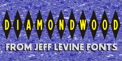 Diamondwood JNL Font Poster 1