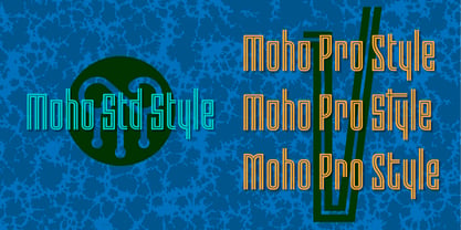 Moho Style Fuente Póster 5