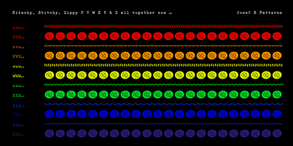 Josef K Patterns Font Poster 13