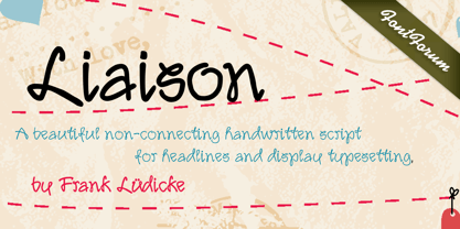 Liaison Font Poster 1